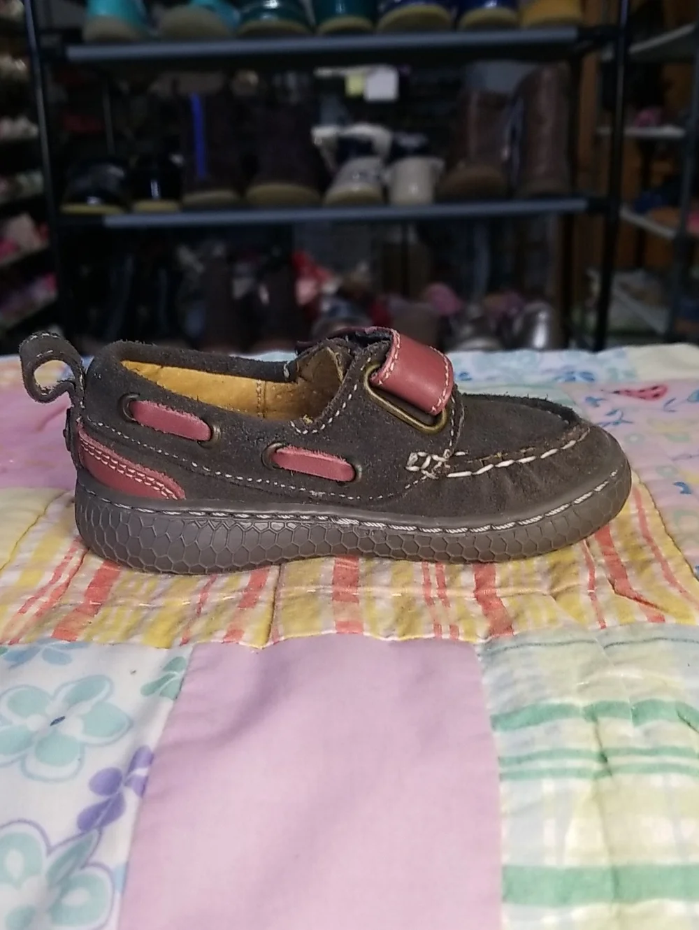 Livie & Luca Cobbler Collection Suede And leather Loafers Size 4